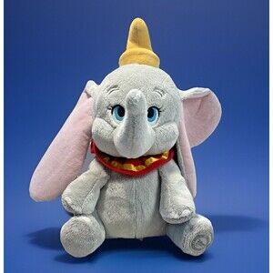 Disney Dumbo Plush Elephant Stuffed Animal Toy 14” Disney Store Flying Elephant